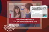 ENPACL - CNO:  Consulenti del Lavoro: +34,2% di fatturato in 10 anni