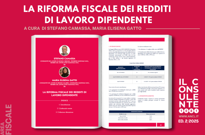La riforma fiscale dei redditi di lavoro dipendente