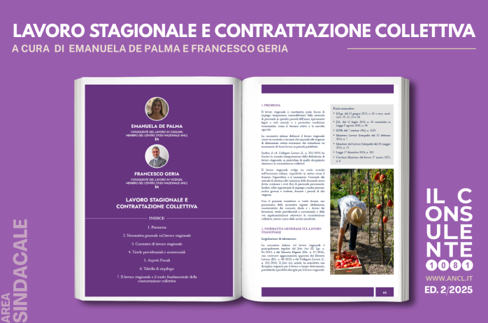Lavoro stagionale e contrattazione collettiva