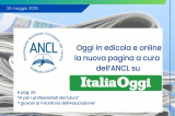 L'ANCL su ItaliaOggi: edizione del 30 maggio