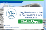 L'ANCL su ItaliaOggi: edizione dell'11 luglio