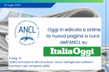 L'ANCL su ItaliaOggi: edizione del 25 luglio