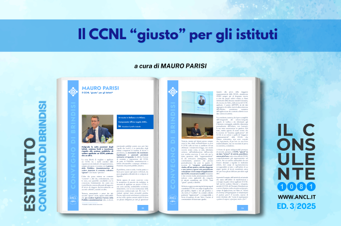 Il CCNL 'giusto' per gli istituti