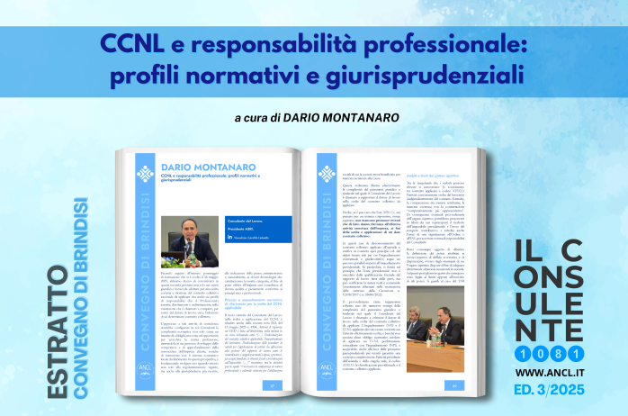 CCNL e responsabilità professionale: profili normativi e giurisprudenziali
