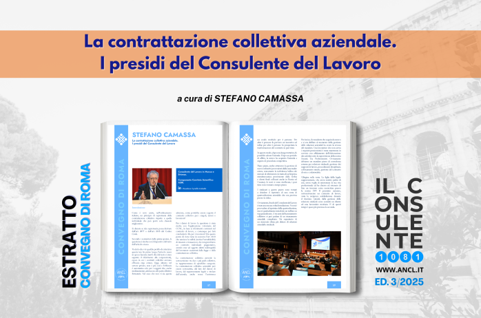 La contrattazione collettiva aziendale. I presidi del Consulente del Lavoro