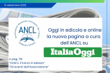 L'ANCL su ItaliaOggi: edizione del 12 settembre