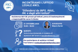 Incontriamo l'Ufficio Legale ANCL. Difendersi da INPS, INAIL, INL e dagli altri Istituti - 21/10/2025