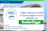 L'ANCL su ItaliaOggi: edizione del 17 ottobre