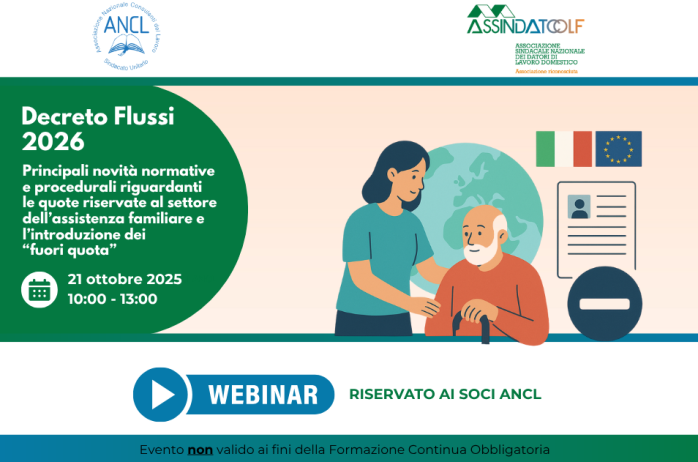Webinar ANCL e ASSINDATCOLF - 21/10/2025 - DECRETO FLUSSI 2026