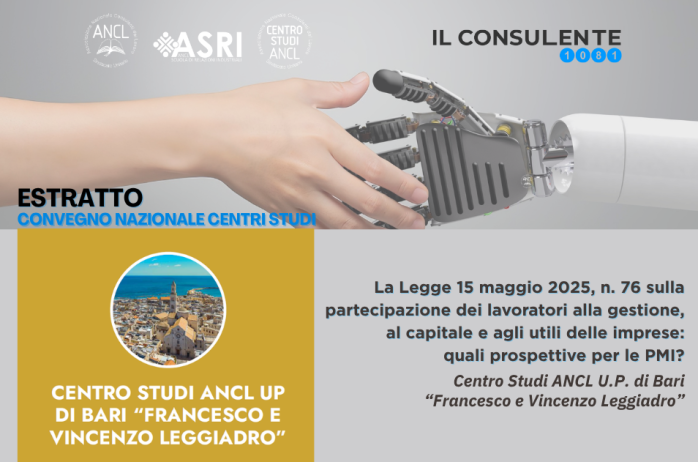 La Legge 15 maggio 2025, n. 76 sulla partecipazione dei lavoratori alla gestione, al capitale e agli utili delle imprese: quali prospettive per le PMI?