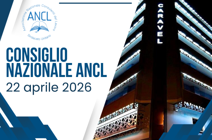 Consiglio Nazionale ANCL - 22 aprile 2026