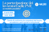 Invito al convegno ASRI - La partecipazione dei lavoratori nelle PMI: un modello possibile?