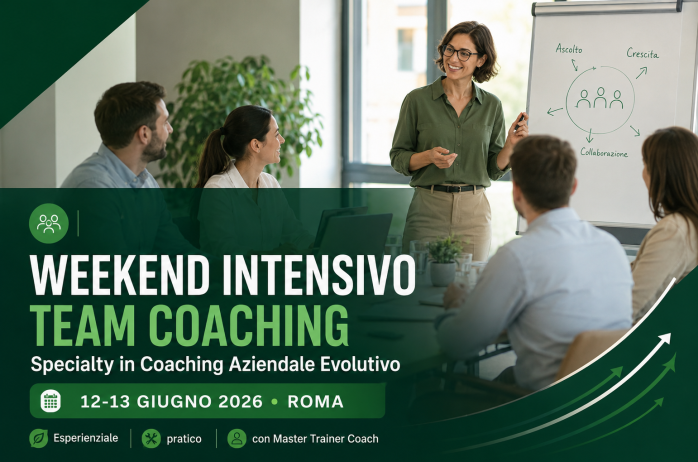 Team Coaching e Consulenza Evolutiva - Weekend Intensivo a Roma 12 e 13 giugno 2026