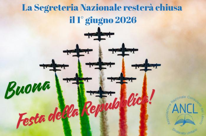 Chiusura segreteria 1° giugno 2026