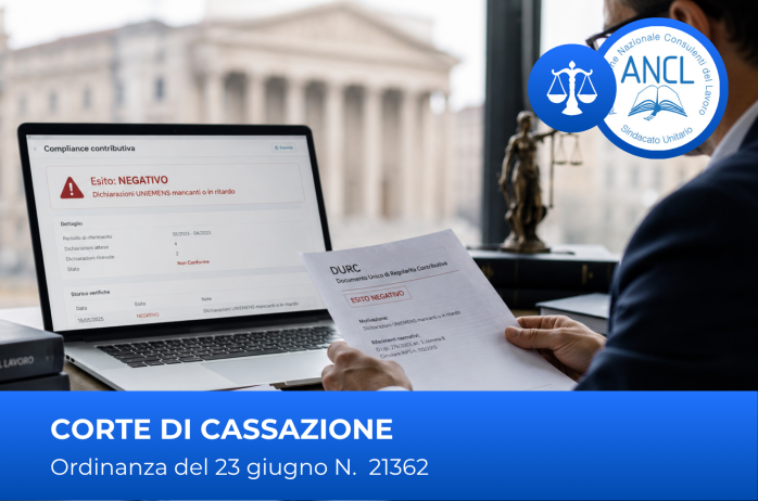 Cassazione: incidenza degli adempimenti formali sulla regolarità contributiva