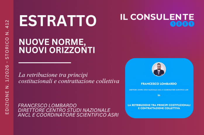 La retribuzione tra principi costituzionali e contrattazione collettiva