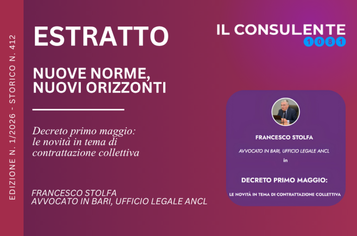 Decreto primo maggio: le novità in tema di contrattazione collettiva