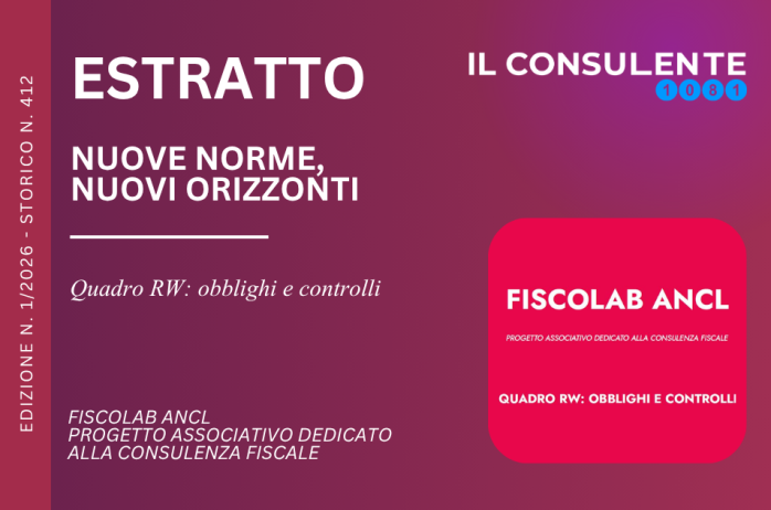 Quadro RW: obblighi e controlli