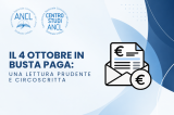 Il 4 ottobre in busta paga: una lettura prudente e circoscritta