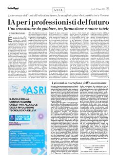 IA per i professionisti del futuro - I giovani al microfono dell'Associazione