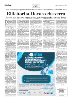 Riflettori sul lavoro che verrà - Poteri del datore e ricambio generazionale sotto la lente