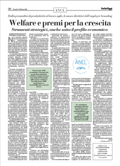 Welfare e premi per la crescita - Strumenti strategici anche sotto il profilo economico